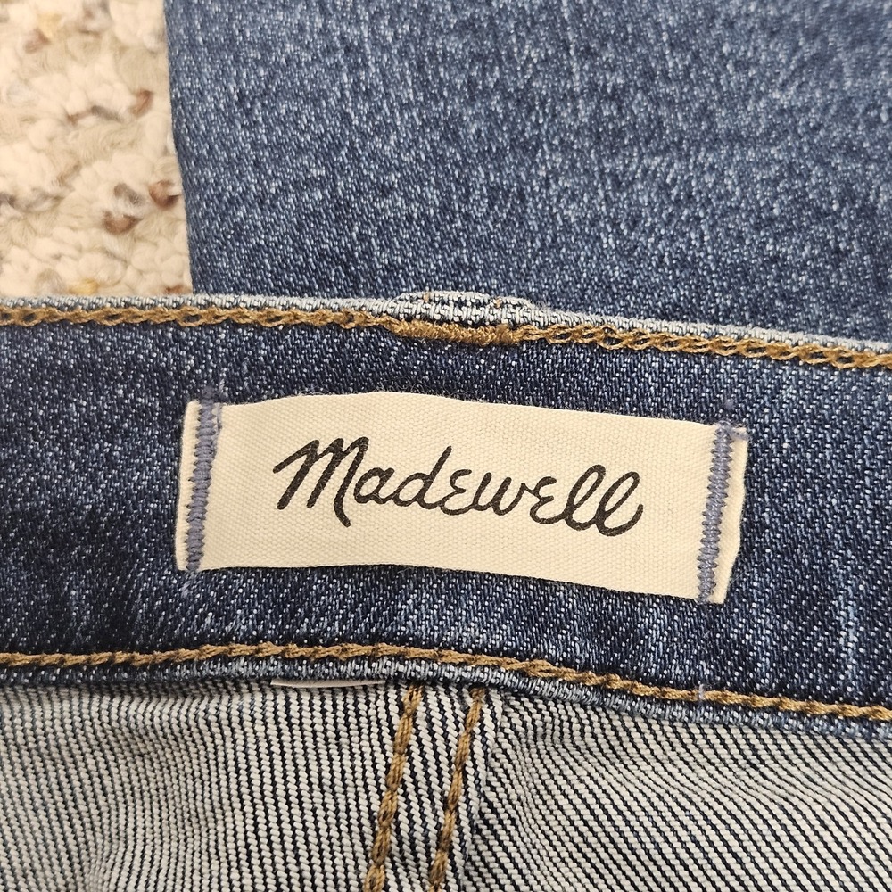 NWT Madewell Jeans Women 37 Blue 10" High Rise Skinny Stretch - Picture 2 of 9